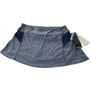 Head Women's Fitness Workout Skort Medieval Blue Heather XL NWT